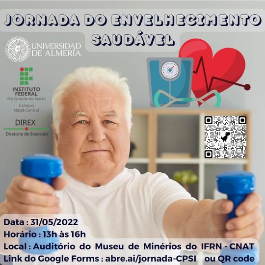 #20722 Jornada do Envelhecimento Saudável ocorrerá no dia 31 de maio