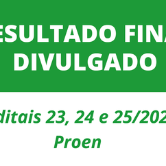 #20910 Divulgados os resultados finais do Subsequente e Eja