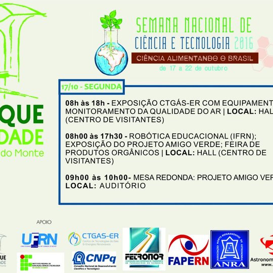 #21020 CNAT participa da Semana Nacional de Ciência e Tecnologia 2016 