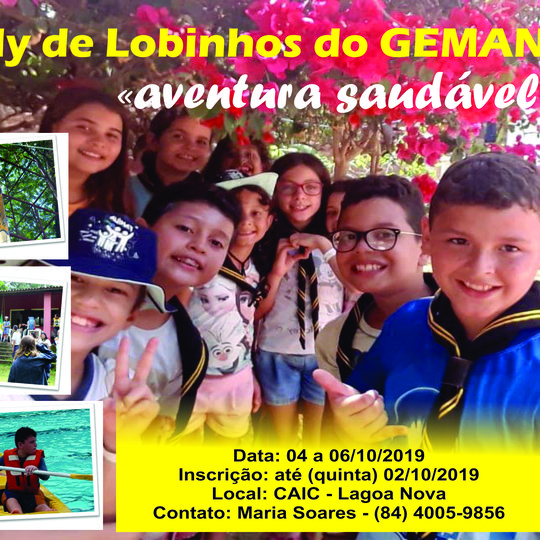 #21072 Estão abertas inscrições para o “Rally dos Lobinhos do GEMAN”