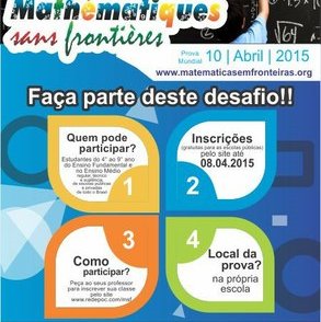 #21182 Abertas as inscrições para a Olimpíada Internacional Matemática Sem Fronteiras