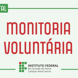 #21447 Seleção de monitoria voluntária para licenciatura em matemática abre inscrições