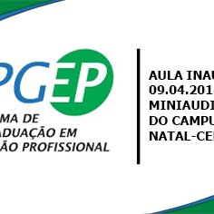 #21466 Programa de Pós-graduação realiza aula inaugural de Mestrado Profissional