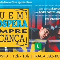 #21535 Espetáculo “Quem Prospera Sempre Alcança” chega ao Campus Natal-Central com entrada gratuita