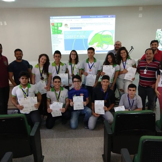 #21568 IFRN é o campeão estadual da Olimpíada Brasileira de Física das Escolas Públicas 2017