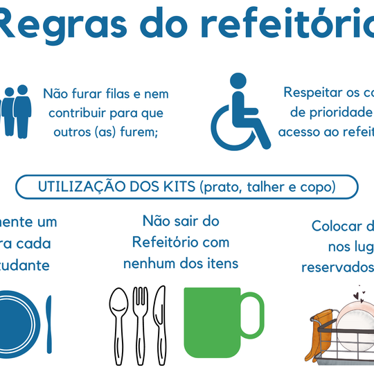 #21800 Saiba as regras de utilização do refeitório