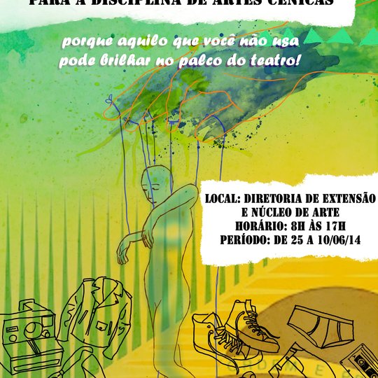#22048 NUARTE realiza campanha em prol de doação dos figurinos para disciplina de Arte