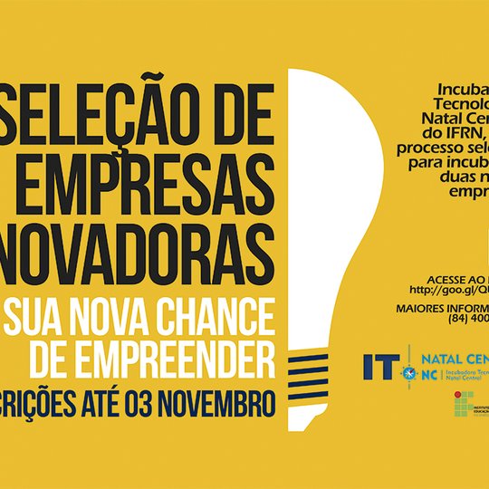 #22257 Inscrições abertas para seleção e ingresso de empreendimentos na ITNC