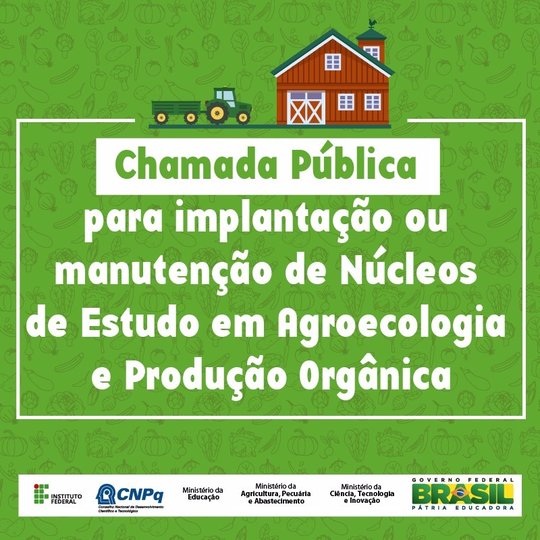 #22305 Chamada pública financia projetos de produção orgânica