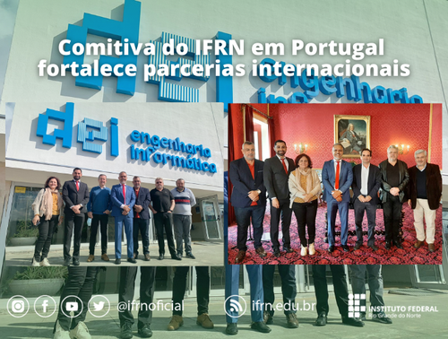 A comitiva, ainda, realizou uma visita ao Núcleo Histórico da Universidade de Coimbra, que é um patrimônio da humanidade.