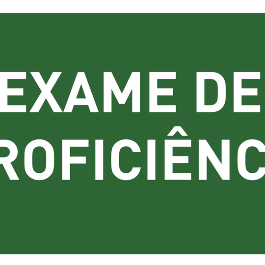 #22408 Abertas inscrições para exame de proficiência