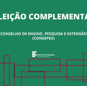 #22464 Publicado resultado final das eleições para o Consepex