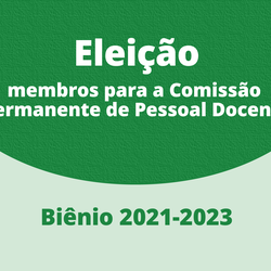 #22767 Eleição complementar da Comissão Permanente de Pessoal Docente: divulgado resultado preliminar
