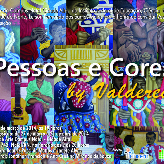 #22920 Exposição Pessoas e Cores terá abertura nesta quinta-feira