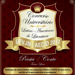 #22924 Abertas as inscrições para o I Concurso Universitário Latino-Americano de Literatura 