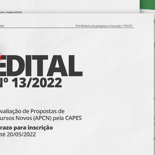 #23486 IFRN divulga edital para acompanhamento de novos cursos Stricto Sensu