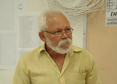Professor João Roberto, que lecionava na Diretoria de Construção Civil do Campus Central. Foto: Émili Araújo.