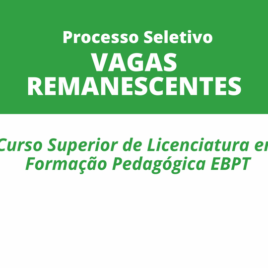 #23598 IFRN abre processo seletivo para Licenciatura em Formação Pedagógica
