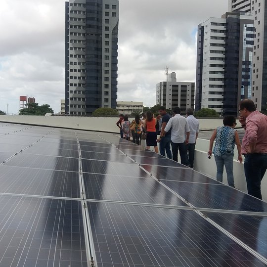 #23733 Usina Fotovoltaica do IFRN recebe visita do CREA