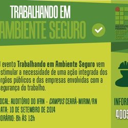 #23793 Campus Ceará-Mirim realiza palestras sobre segurança do trabalho