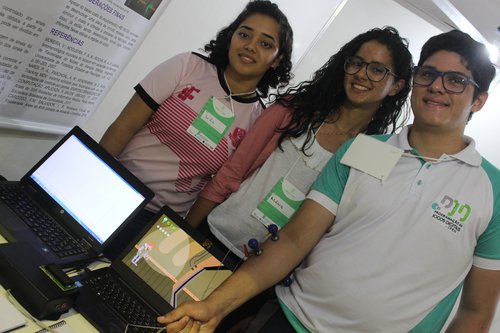 Fisiogame, projeto desenvolvido por estudantes do Campus Ceará-Mirim. Foto: Neiryvan Maciel