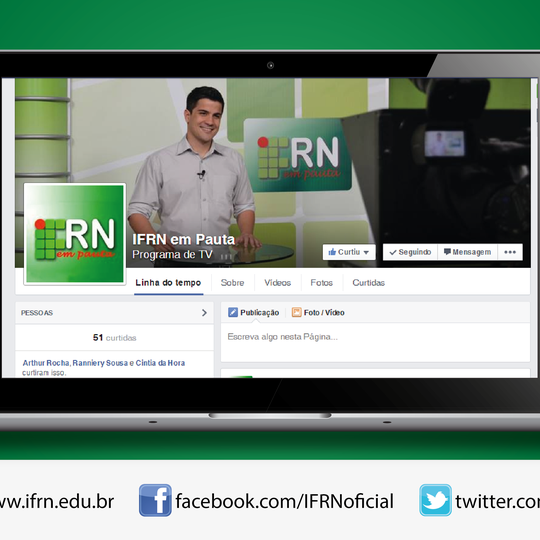 #23879 IFRN em Pauta lança novo canal de comunicação