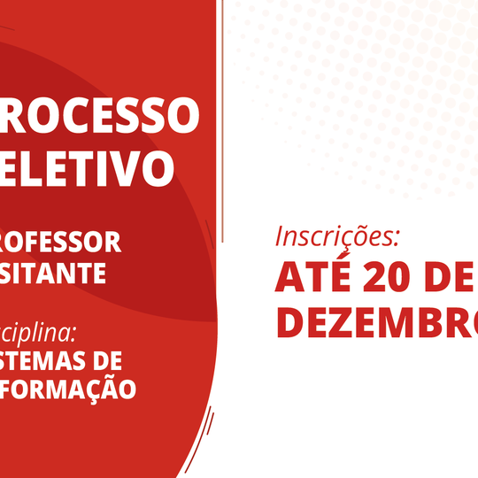 #24015 Divulgado edital para contratação de professor visitante