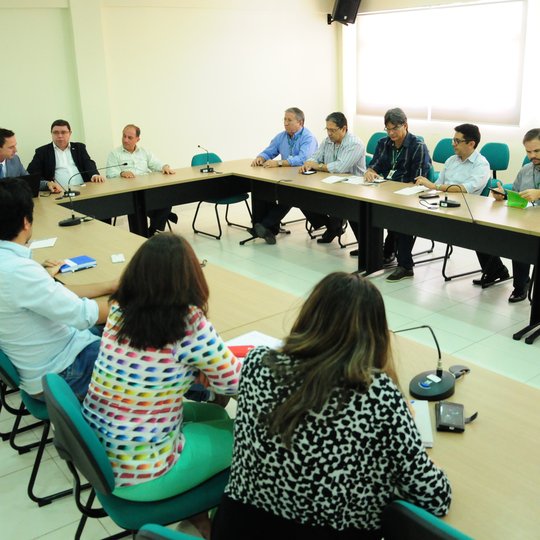 #24052 IFRN recebe visita de consultor para planejamento estratégico