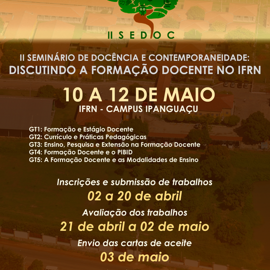 #24096 Seminário de Docência e Contemporaneidade será realizado em maio