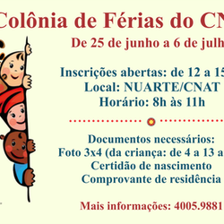 #24145 Campus Natal-Central abre inscrições para Colônia de Férias do IFRN
