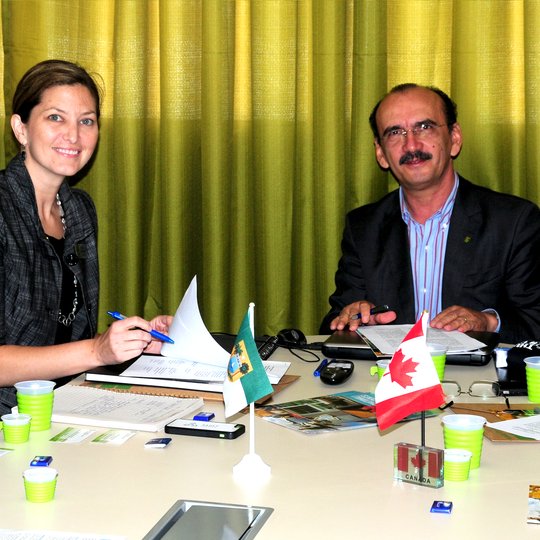 #24172 IFRN recebe visita de representante do Sault College Canadense