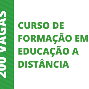 #24283 Seleção para Formação em Educação a Distância encerra inscrições nesta quarta, 11/8