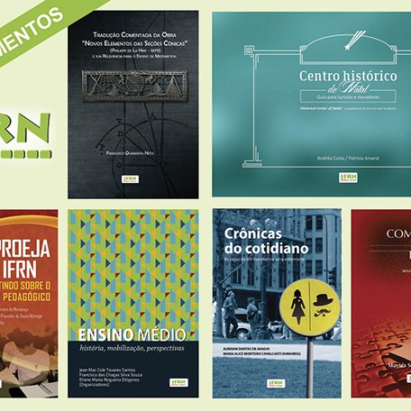 #24312 Editora do IFRN lança amanhã seis livros