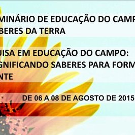 #24406 II Seminário de Educação do Campo - Saberes da Terra terá início amanhã (6)