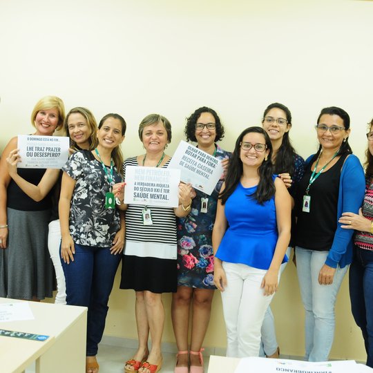 #24632 Campanha Janeiro Branco é encerrada com roda de conversa sobre saúde mental