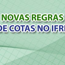 #24654 Entenda a Lei de Cotas e como ficarão os processos seletivos do IFRN