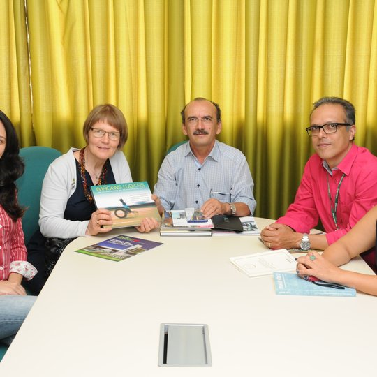 #24956 Reitor do IFRN recebe reitora de universidade finlandesa