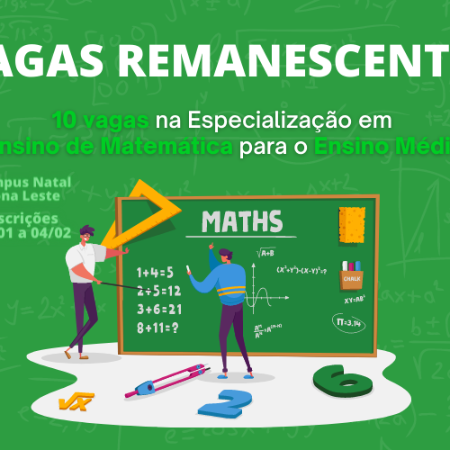 #25173 Pró-Reitoria anuncia vagas remanescentes em curso de Pós-Graduação