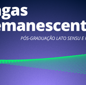 #25232 Divulgadas vagas remanescentes em Pós-Graduação Lato Senso e ProEJA