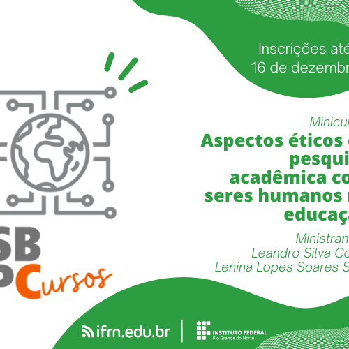 #25369 Docentes do IFRN ministram webminicurso em plataforma da SBPC
