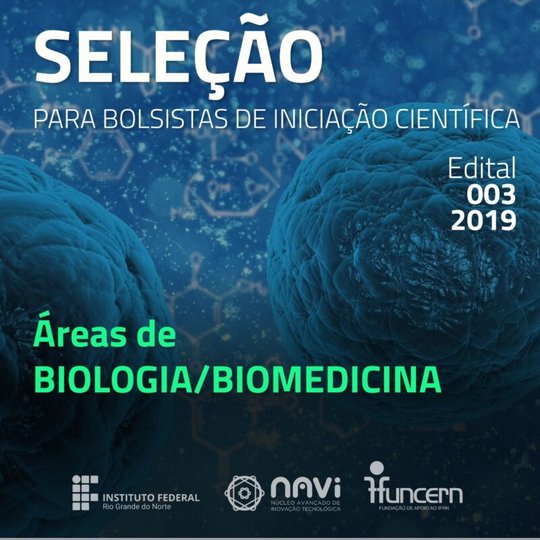 #25370 IFRN oferta vagas para bolsista de iniciação científica