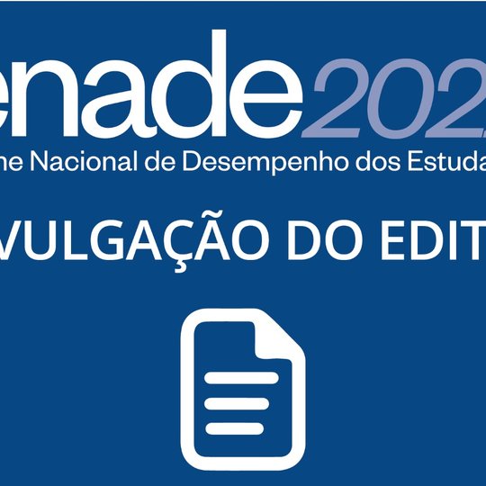 #25624 Publicado edital do Enade 2022