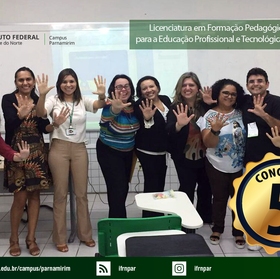 #25727 Curso do Campus Parnamirim é avaliado com Conceito 5 pelo MEC