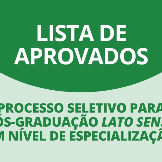 #25817 IFRN divulga lista de aprovados para cursos de especialização