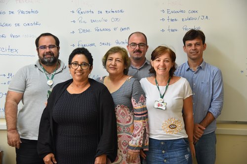 Equipe da PROEX recebeu representantes do Ministério da Cidadania na Reitoria do IFRN.