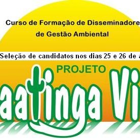 #26034 Encerradas as inscrições para o Curso de Formação de Disseminadores de Gestão Ambiental