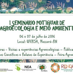 #26096 I Seminário Potiguar de Agroecologia e Meio Ambiente será realizado na UFERSA com apoio do IFRN