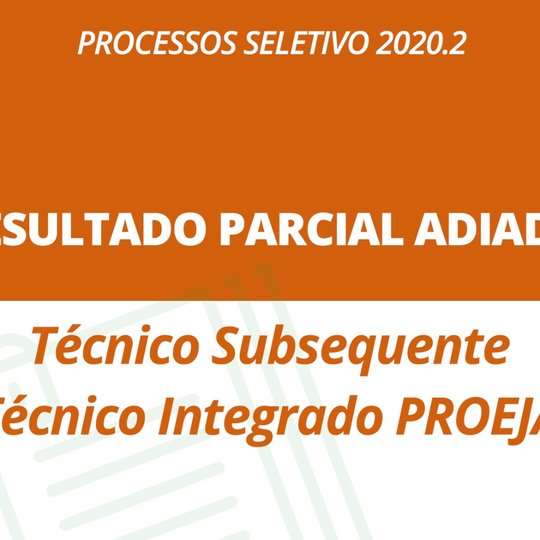 #26179 Proen adia resultados de processos seletivos
