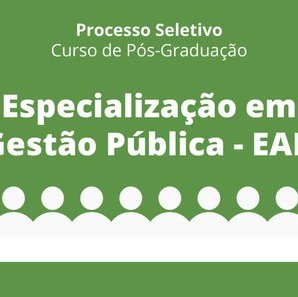 #26295 Divulgado o resultado final de seleção para curso de Especialização em Gestão Pública