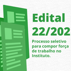 #26750 Instituto lança edital para composição de força de trabalho